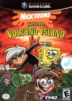 Nicktoons - Battle for Volcano Island box cover front